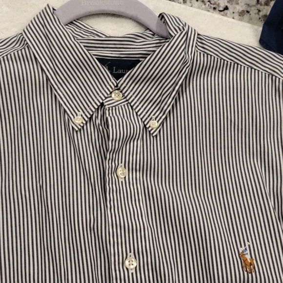 Ralph Lauren button down long sleeve classic fit 17.5 xl shirt - Picture 9 of 9
